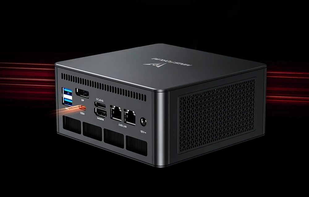 MINI-PC Minis Forum UM890 Pro Ryzen 9 8945HS barebone aprašymas - Prekės nuotrauka MINI-PC Minis Forum UM890 Pro Ryzen 9 8945HS barebone aprašymas - Prekės nuotrauka