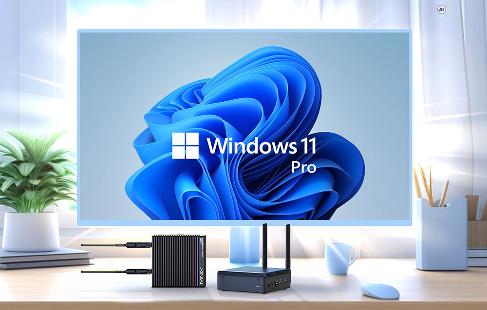 Stacionarus kompiuteris - Minix Z300-0dB Barebone Core 3 N350 | Wi‑Fi 6 aprašymas - Prekės nuotrauka