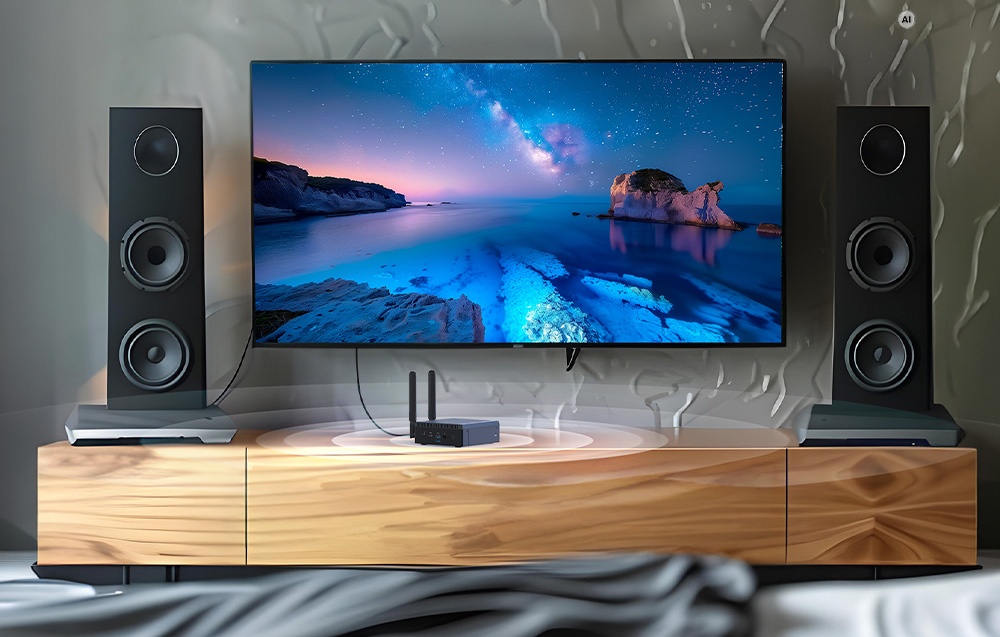Stacionarus kompiuteris - Minix Z300-0dB Barebone Core 3 N350 | Wi‑Fi 6 aprašymas - Prekės nuotrauka