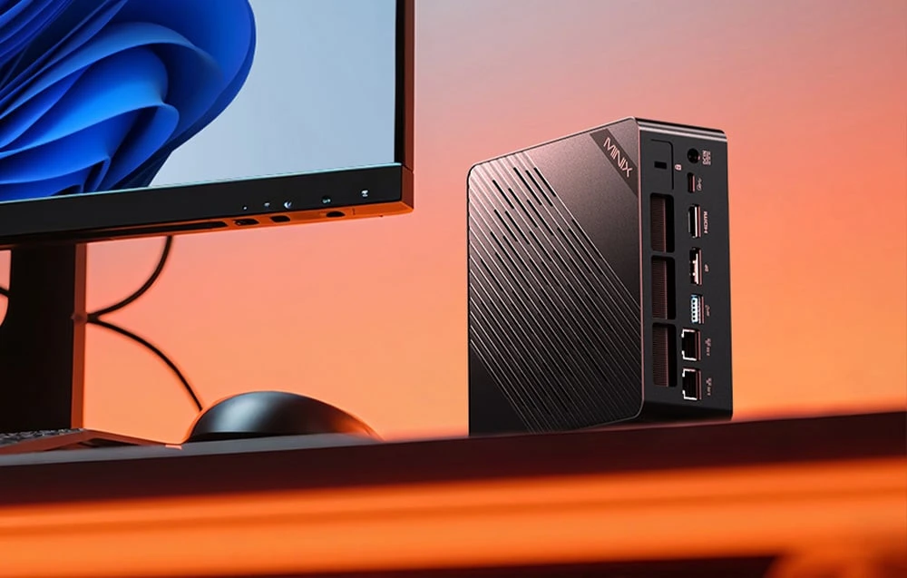 Mini PC Minix ER937 HX370 32GB 1TB Windows 11 Pro aprašymas - Prekės nuotrauka