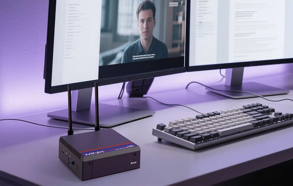 Mini kompiuteris Minix Z150 N150 8GB 256GB Windows 11 Pro aprašymas - Prekės nuotrauka