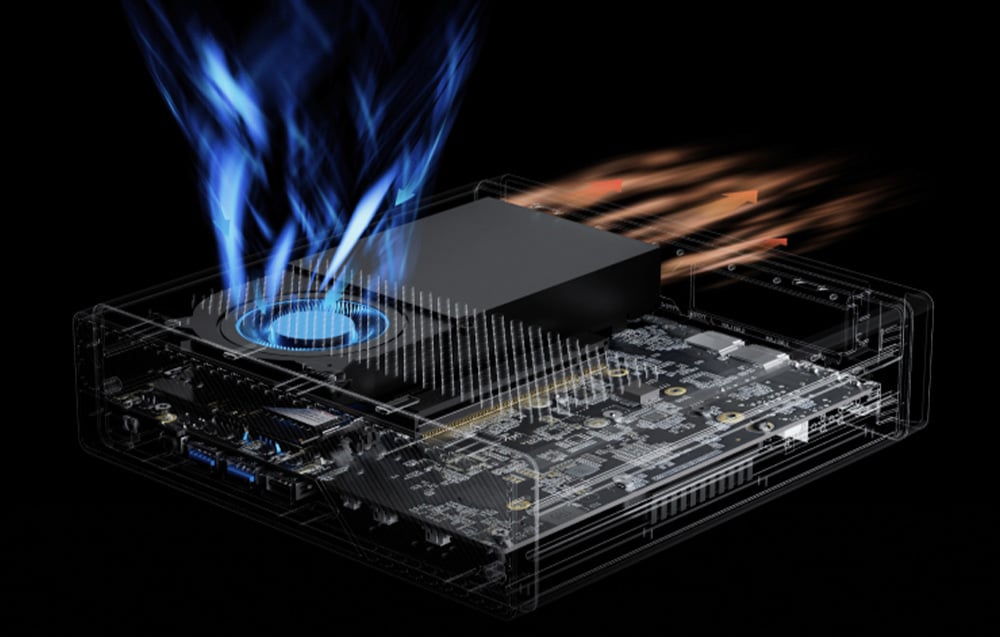 MINI-PC Minis Forum MS-A2-9955 AMD Ryzen 9 9955HX barebone aprašymas - Prekės nuotrauka