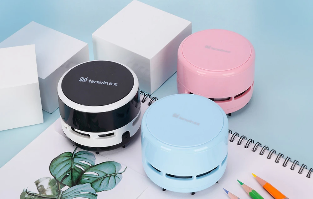 Mini dulkių siurblys darbalaukiui belaidis Tenwin 8050-1 Baterija (juoda) aprašymas - Prekės nuotrauka