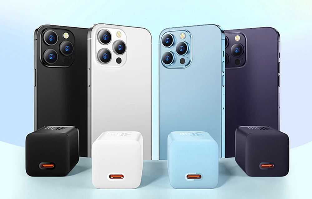 Mini sieninis įkroviklis Baseus GaN5 30W (violetinė) aprašymas - Prekės nuotrauka Mini sieninis įkroviklis Baseus GaN5 30W (violetinė) aprašymas - Prekės nuotrauka