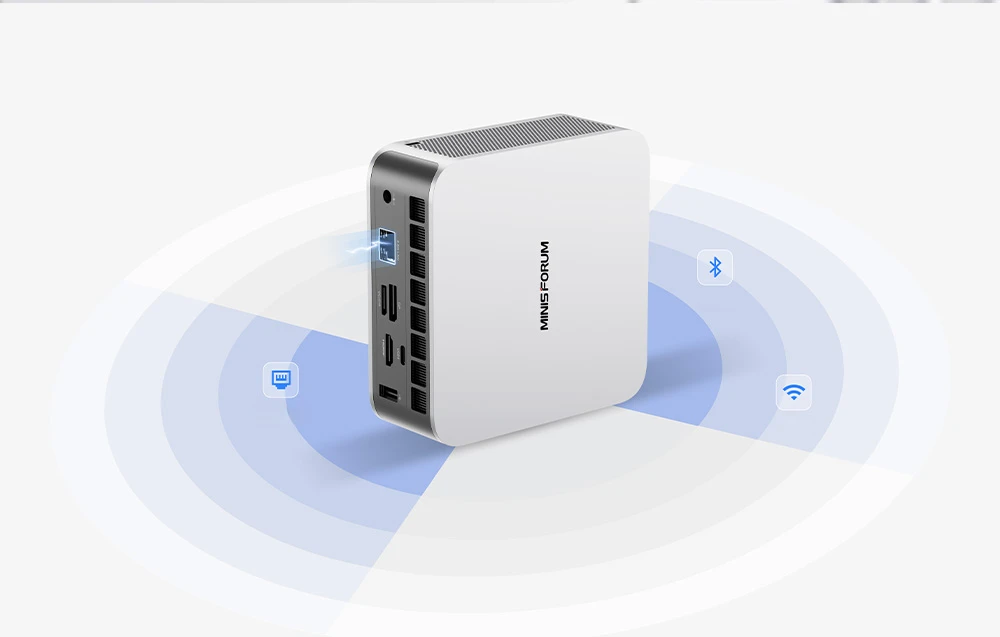 MiniPC Minis Forum X1-255 AMD Ryzen 7 H255, barebone aprašymas - Prekės nuotrauka