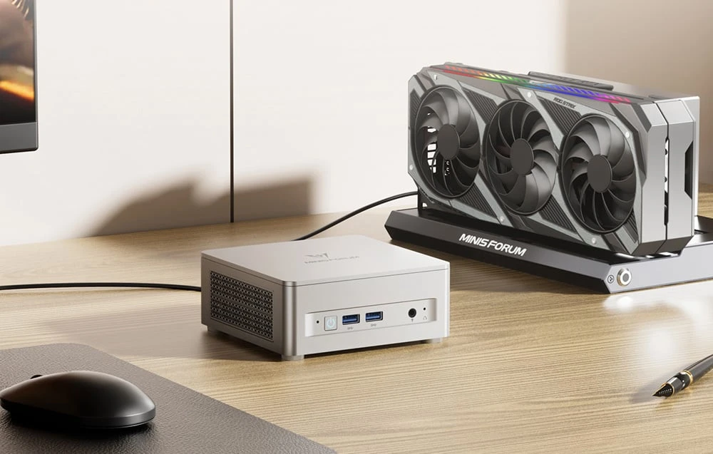 MINIS FORUM UM870 Plus Ryzen 7 8745H 16GB + 512GB Mini PC aprašymas - Prekės nuotrauka MINIS FORUM UM870 Plus Ryzen 7 8745H 16GB + 512GB Mini PC aprašymas - Prekės nuotrauka