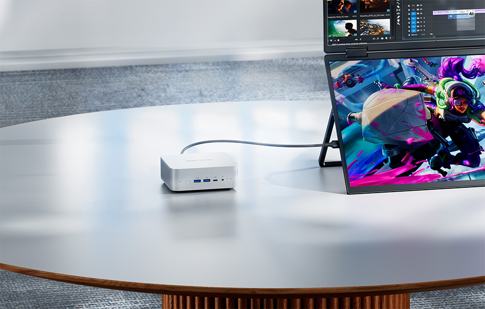 MINIS FORUM X1-470 Barebone Computer with AMD Ryzen AI 9 HX 470 aprašymas - Prekės nuotrauka