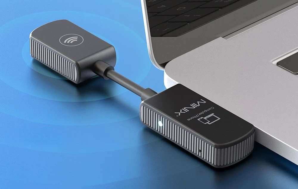 Minix C1 Wireless USB-C to HDMI Video Transmitter aprašymas - Prekės nuotrauka