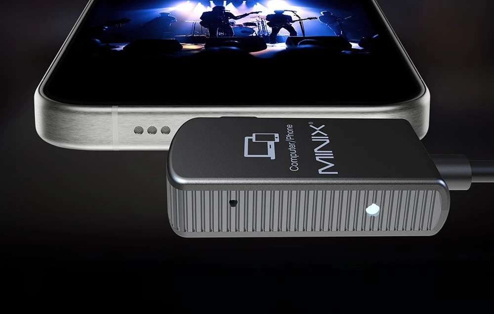 Minix C1 Wireless USB-C to HDMI Video Transmitter aprašymas - Prekės nuotrauka