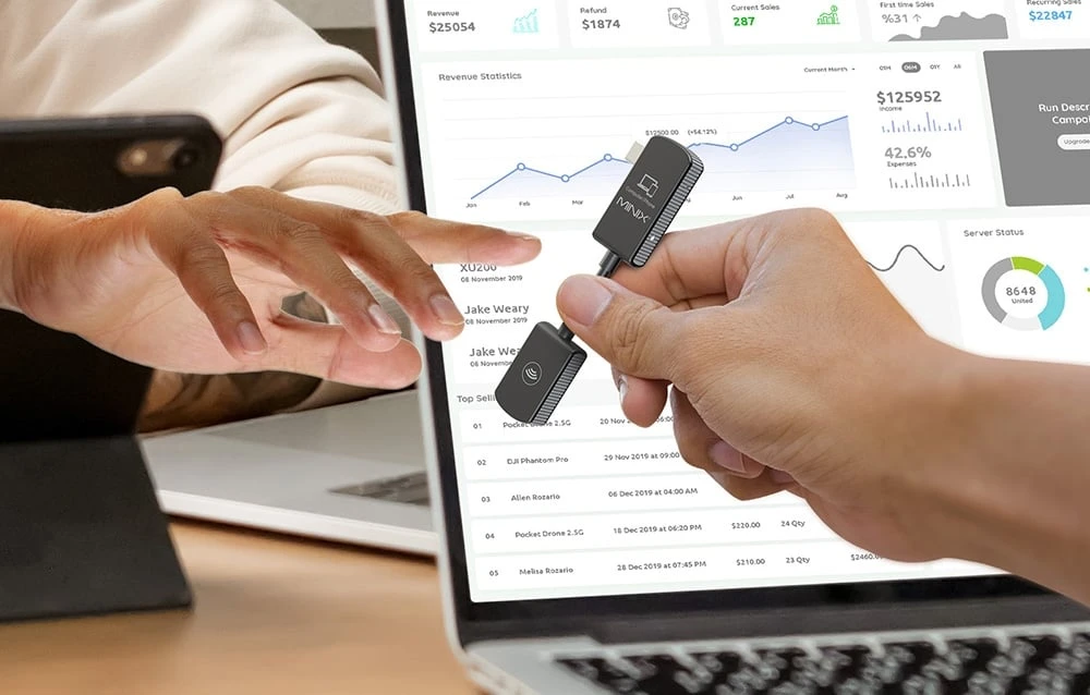 Minix C1 Wireless USB-C to HDMI Video Transmitter aprašymas - Prekės nuotrauka