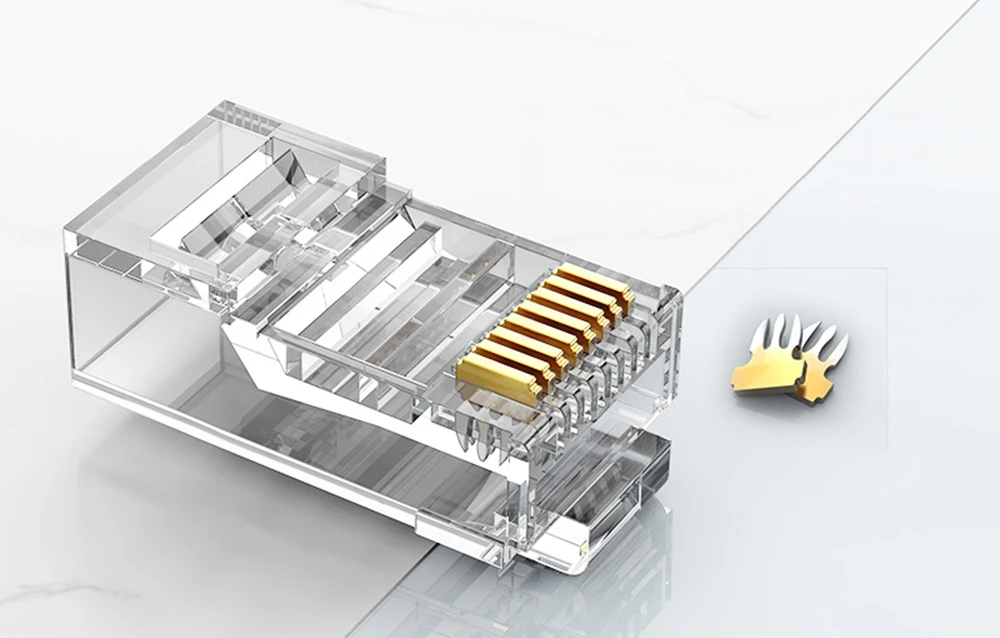 Vention Modulinė RJ45 Cat.5E UTP jungties ventiliacija IDBR0-50 permatoma pakuotė po 50 aprašymas - Prekės nuotrauka Vention Modulinė RJ45 Cat.5E UTP jungties ventiliacija IDBR0-50 permatoma pakuotė po 50 aprašymas - Prekės nuotrauka