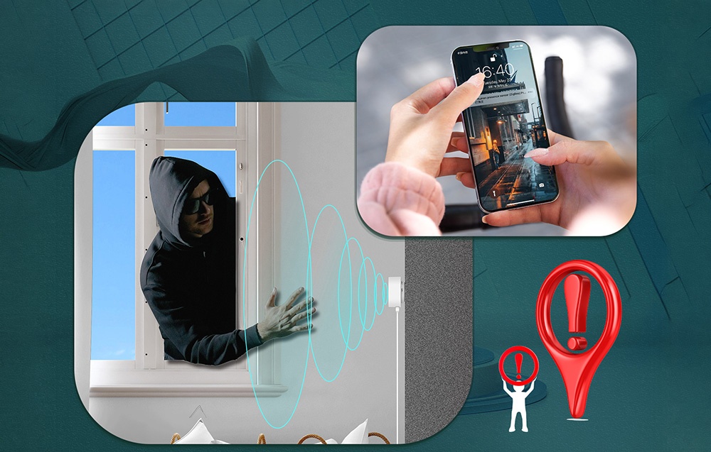 MOES HP02 ZigBee mmWave Presence Sensor aprašymas - Prekės nuotrauka