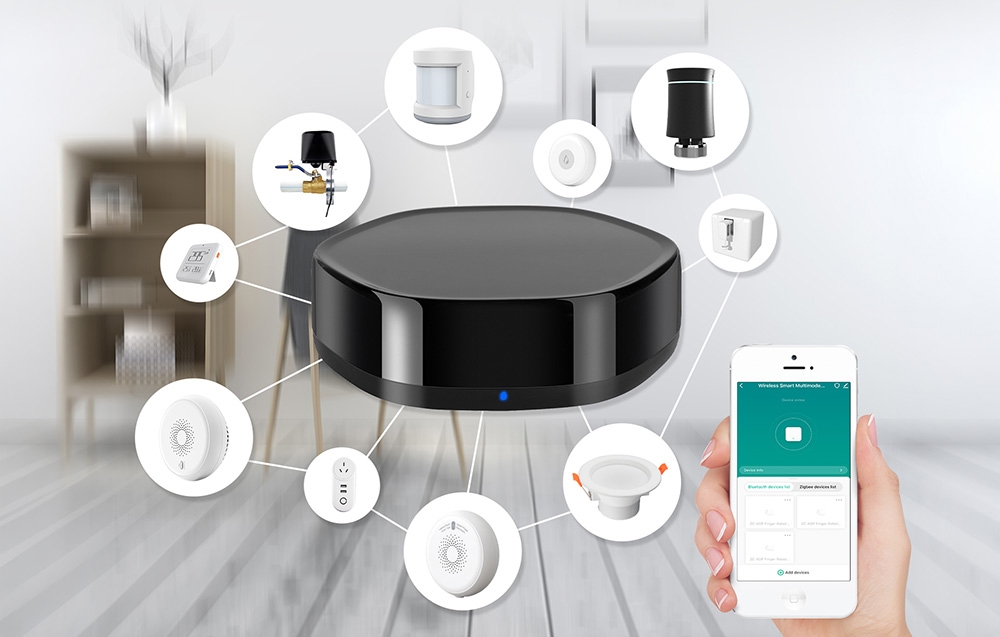 MOES MHUB-The Wi-Fi/ZigBee/BLE/IR Gateway aprašymas - Prekės nuotrauka