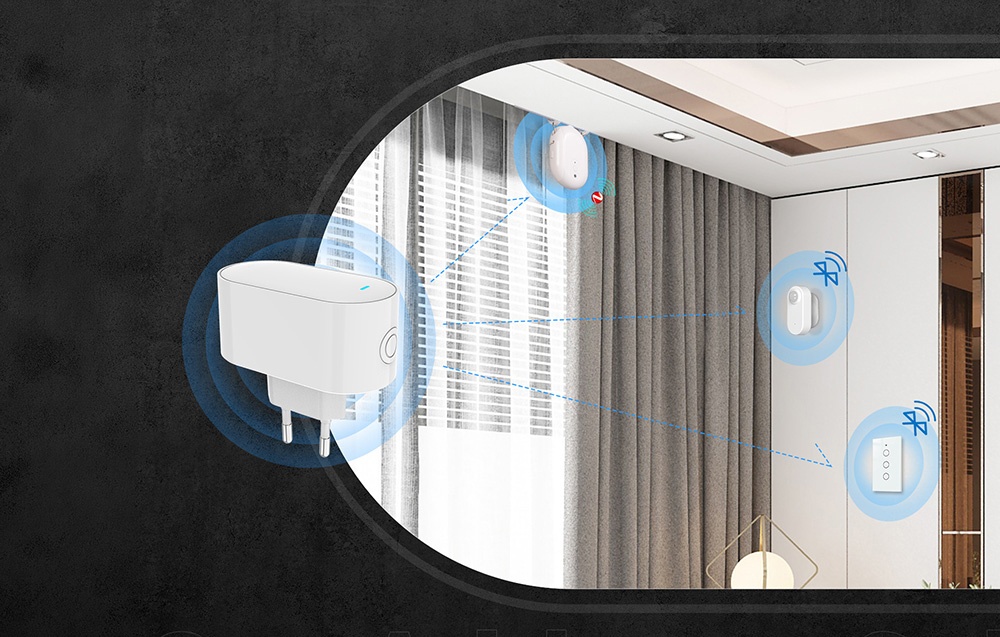 MOES MPH-S1 Wi-Fi/ZigBee/Bluetooth Mesh Gateway aprašymas - Prekės nuotrauka
