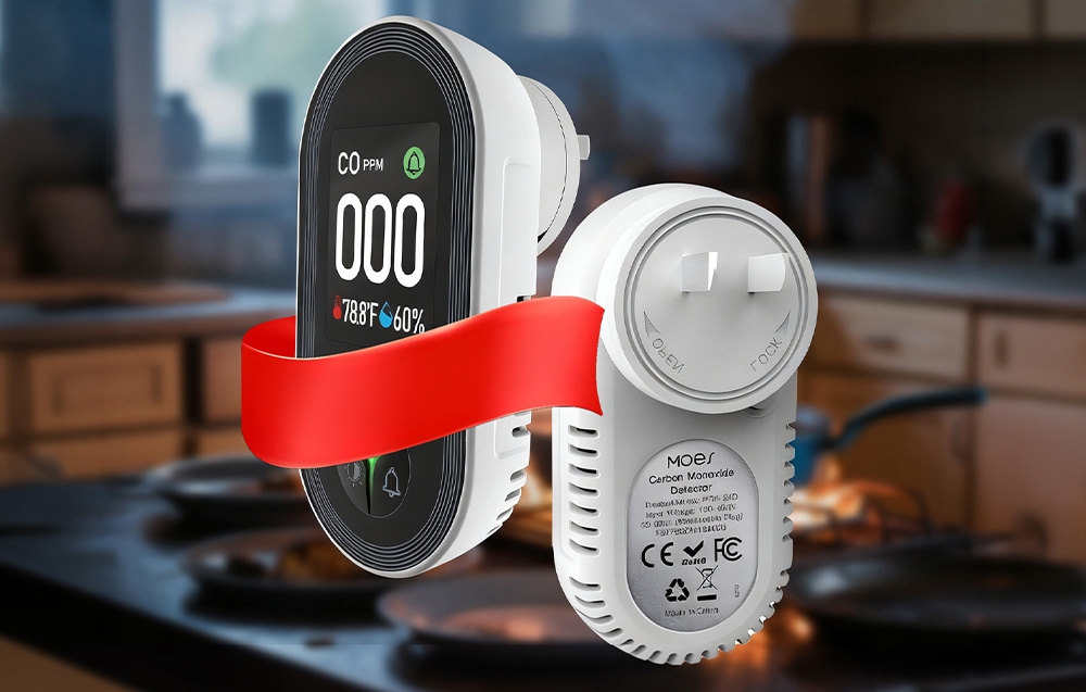 MOES S02-CG Carbon Monoxide and Gas Detector aprašymas - Prekės nuotrauka