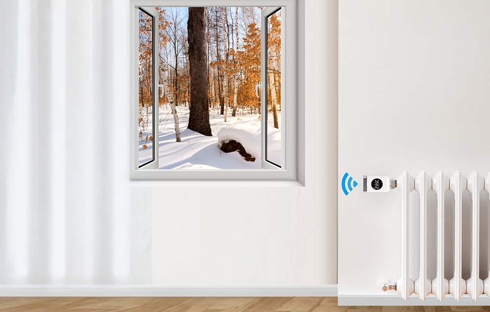 MOES TRV 801 Wi-Fi Thermostatic Head aprašymas - Prekės nuotrauka