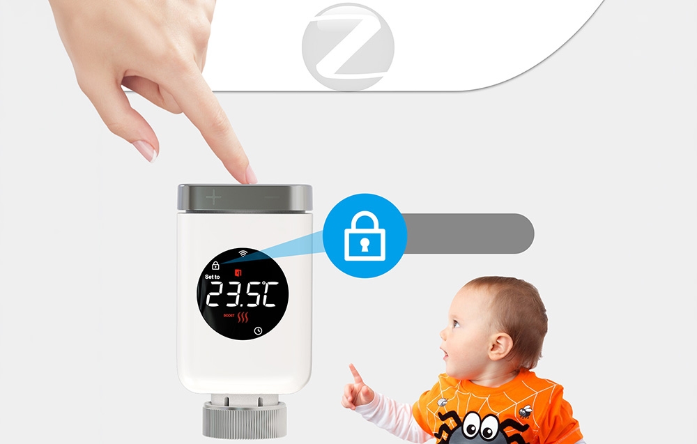 MOES TRV 801 ZigBee Thermostatic Head aprašymas - Prekės nuotrauka