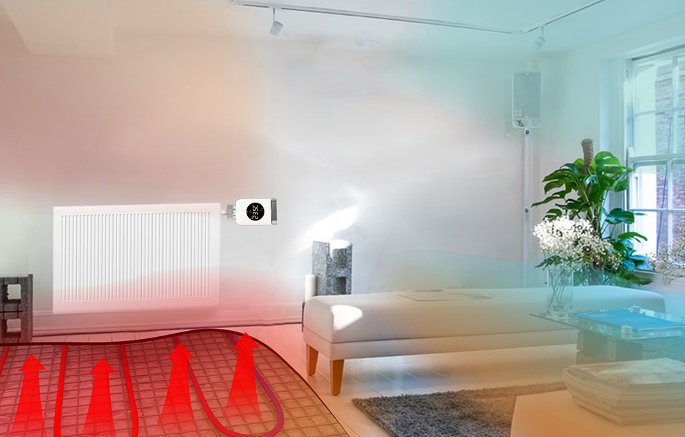 MOES TRV 801 ZigBee Thermostatic Head aprašymas - Prekės nuotrauka