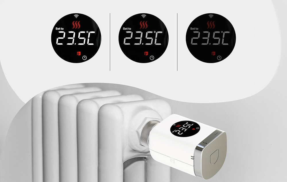 MOES TRV 801 ZigBee Thermostatic Head aprašymas - Prekės nuotrauka