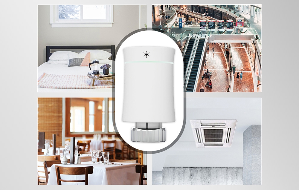 MOES TRV BY100 ZigBee Touch Thermostatic Head aprašymas - Prekės nuotrauka