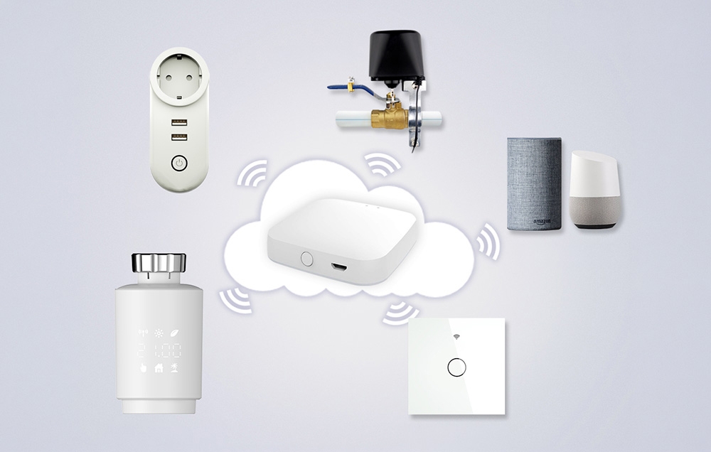 MOES TV02 ZigBee LCD Thermostatic Head aprašymas - Prekės nuotrauka