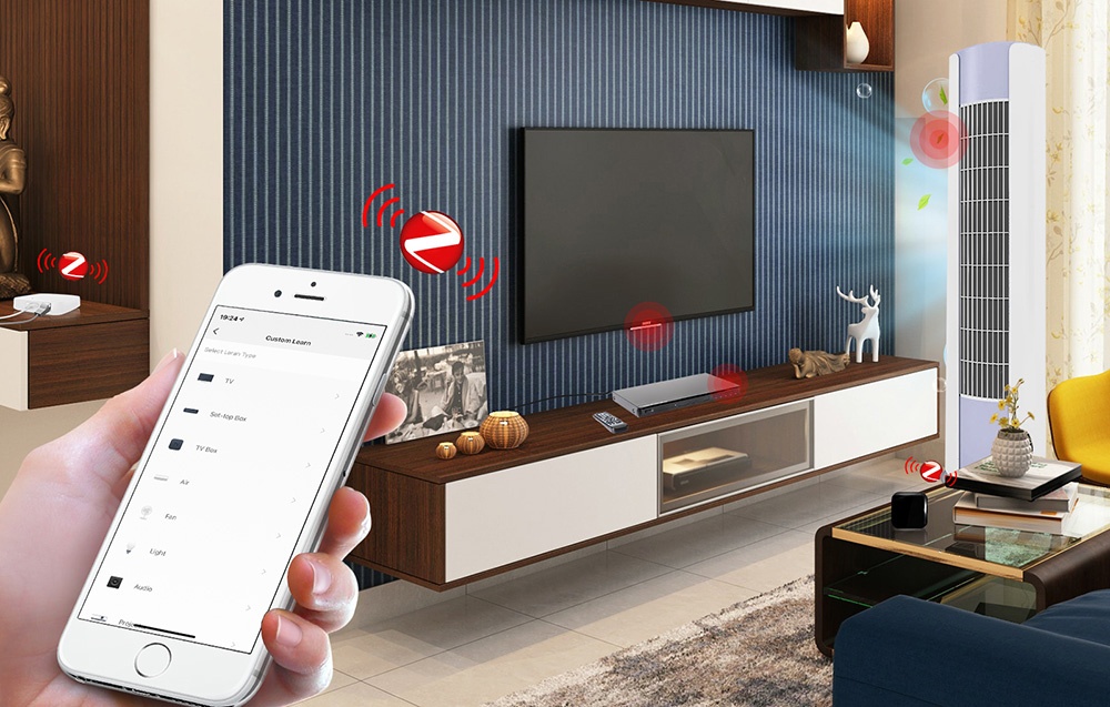 MOES UFO-R11 ZigBee IR valdiklis aprašymas - Prekės nuotrauka