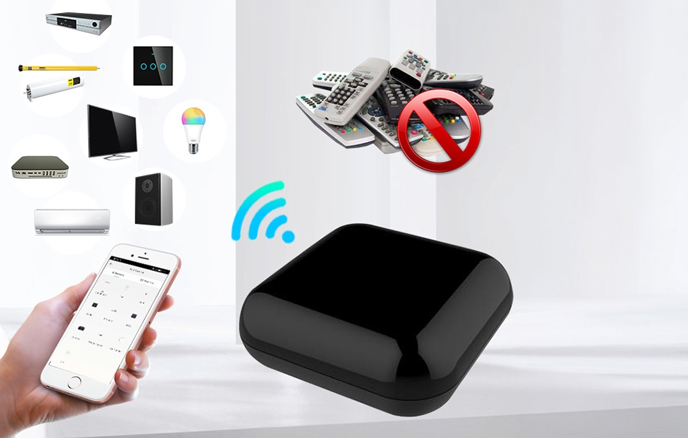 MOES UFO-R2-RF Wi-Fi RF IR Controller aprašymas - Prekės nuotrauka