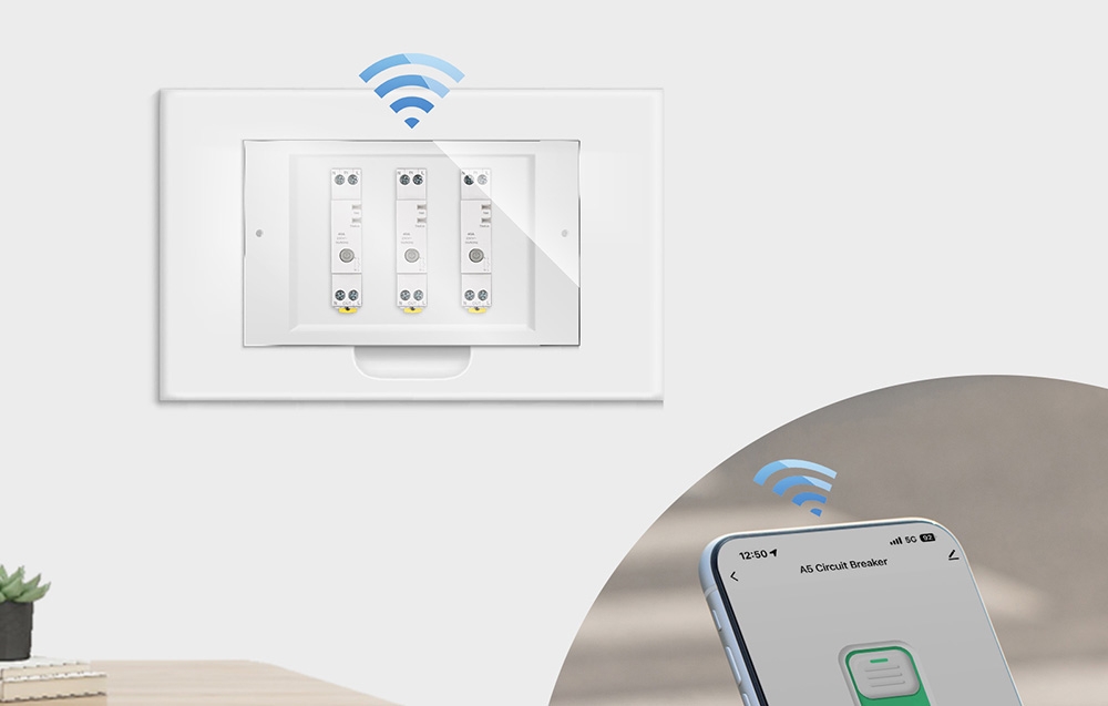 MOES WCB-A5-TW-E1 Wi-Fi reguliuojamas baltas LED tvarkyklė aprašymas - Prekės nuotrauka