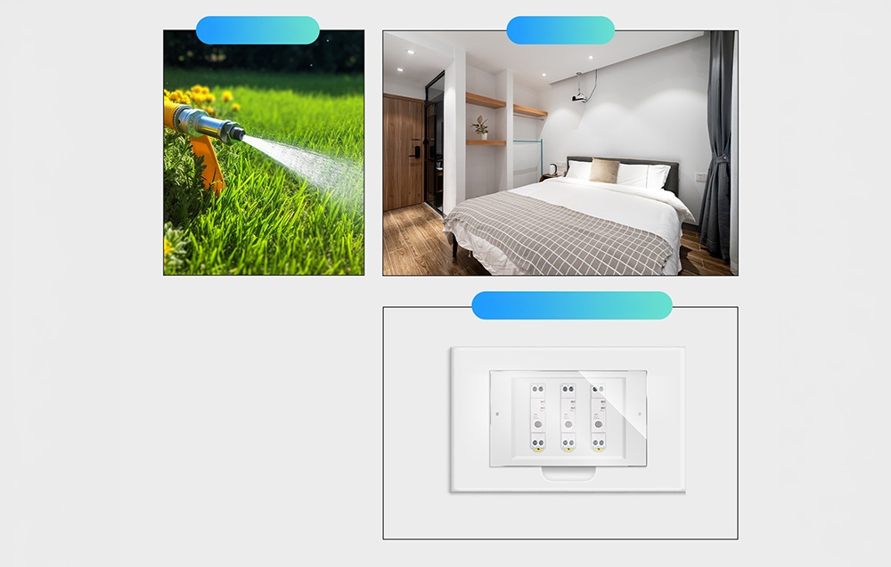 MOES WCB-A5-TW-E1 Wi-Fi reguliuojamas baltas LED tvarkyklė aprašymas - Prekės nuotrauka