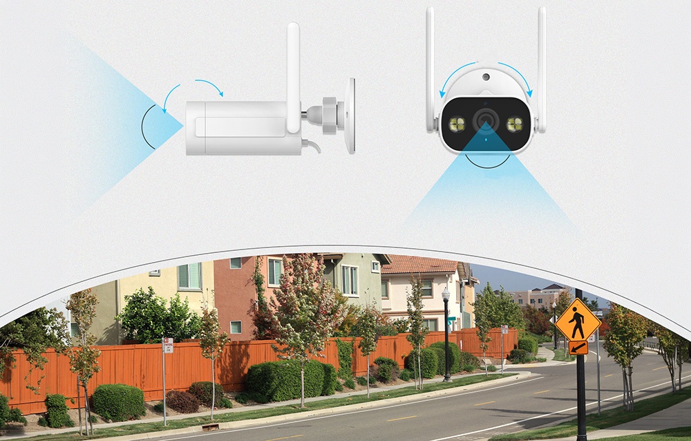 MOES WCM-JD-T1 3MP Outdoor Wi-Fi IP Camera aprašymas - Prekės nuotrauka