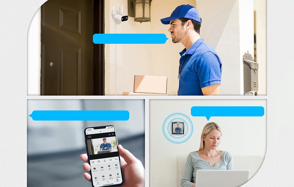 MOES WCM-JD-T1 3MP Outdoor Wi-Fi IP Camera aprašymas - Prekės nuotrauka