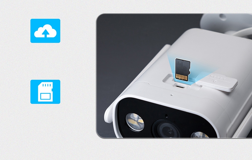 MOES WCM-JD-T1 3MP Outdoor Wi-Fi IP Camera aprašymas - Prekės nuotrauka