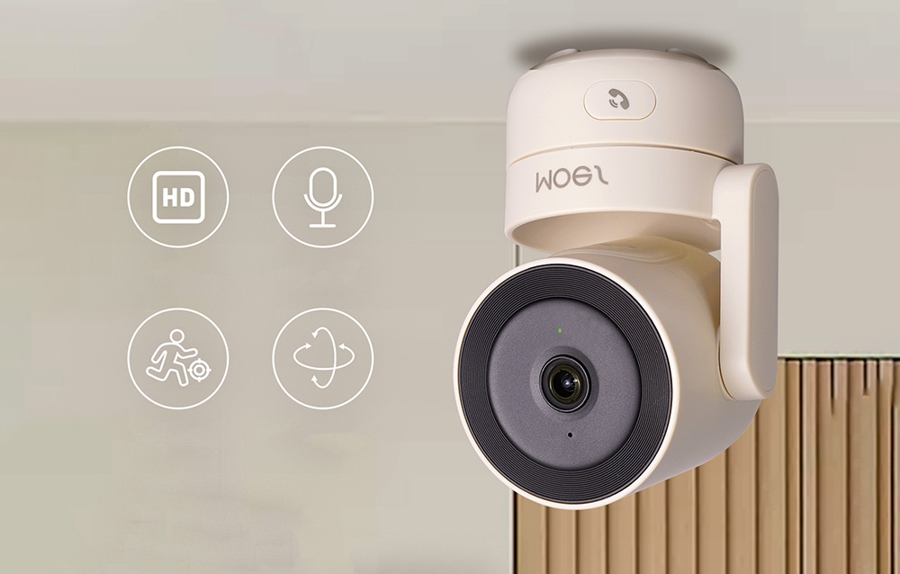 MOES WCM-P52P 4MP Wi-Fi PTZ IP Camera aprašymas - Prekės nuotrauka
