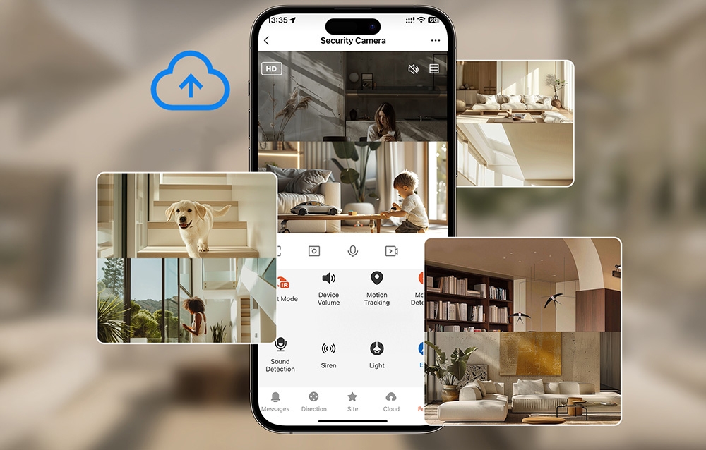 MOES WCM-Q09 8MP Wi-Fi 6 IP Camera aprašymas - Prekės nuotrauka