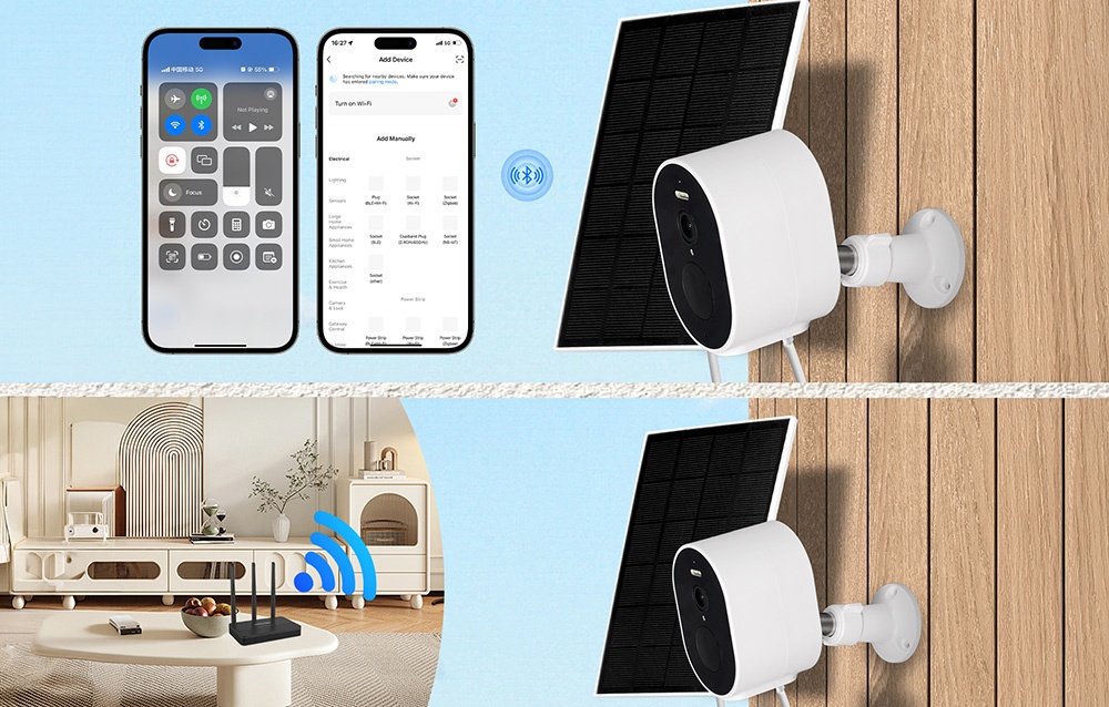 MOES WCM-S24-S 4MP Wi-Fi IP Camera aprašymas - Prekės nuotrauka
