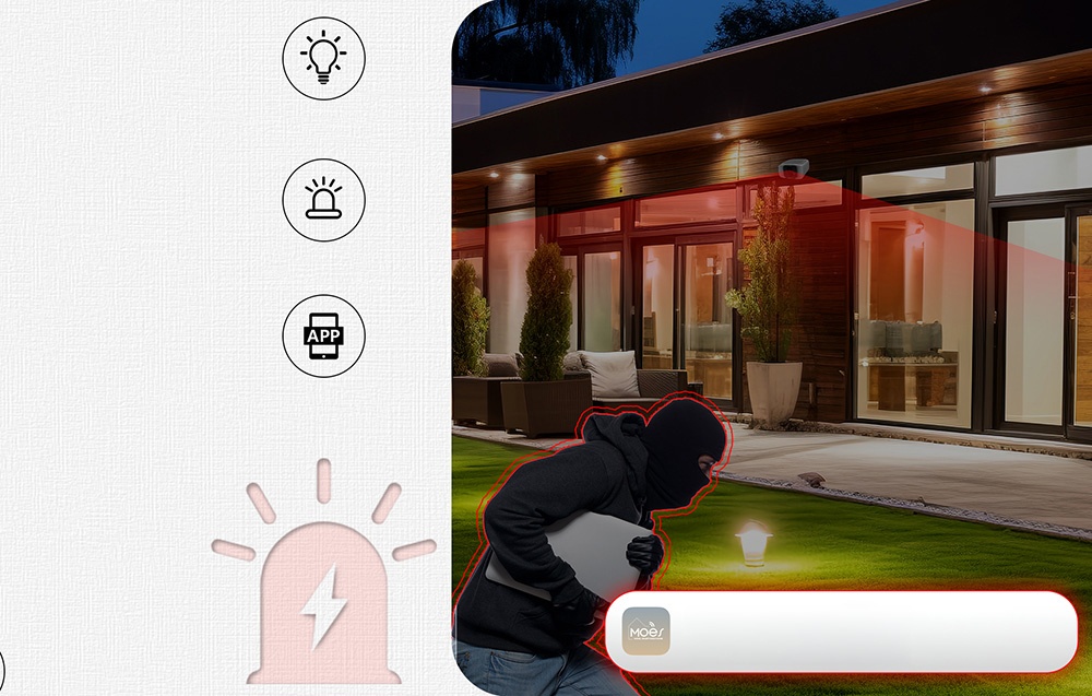 MOES WCM-S26 4MP Wi-Fi IP Camera aprašymas - Prekės nuotrauka