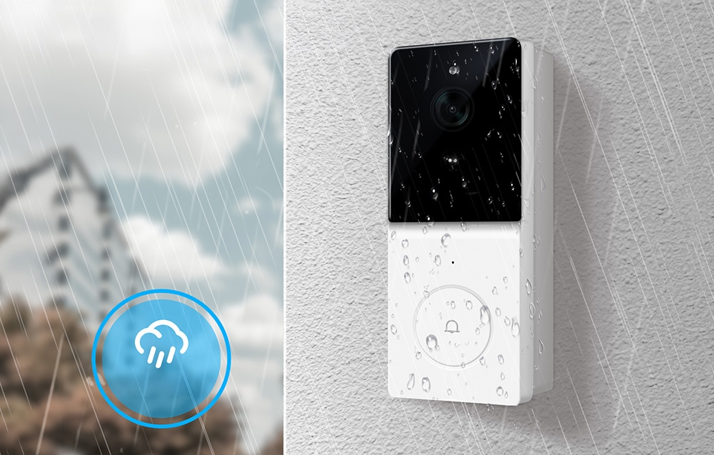MOES WDB-TY-B20 Wi-Fi RF 433 MHz 1080p Video Doorbell aprašymas - Prekės nuotrauka