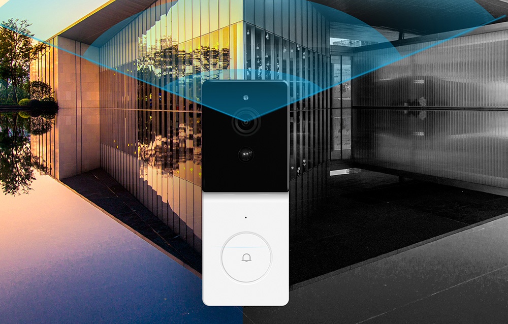 MOES WDB-TY-B20 Wi-Fi RF 433 MHz 1080p Video Doorbell aprašymas - Prekės nuotrauka