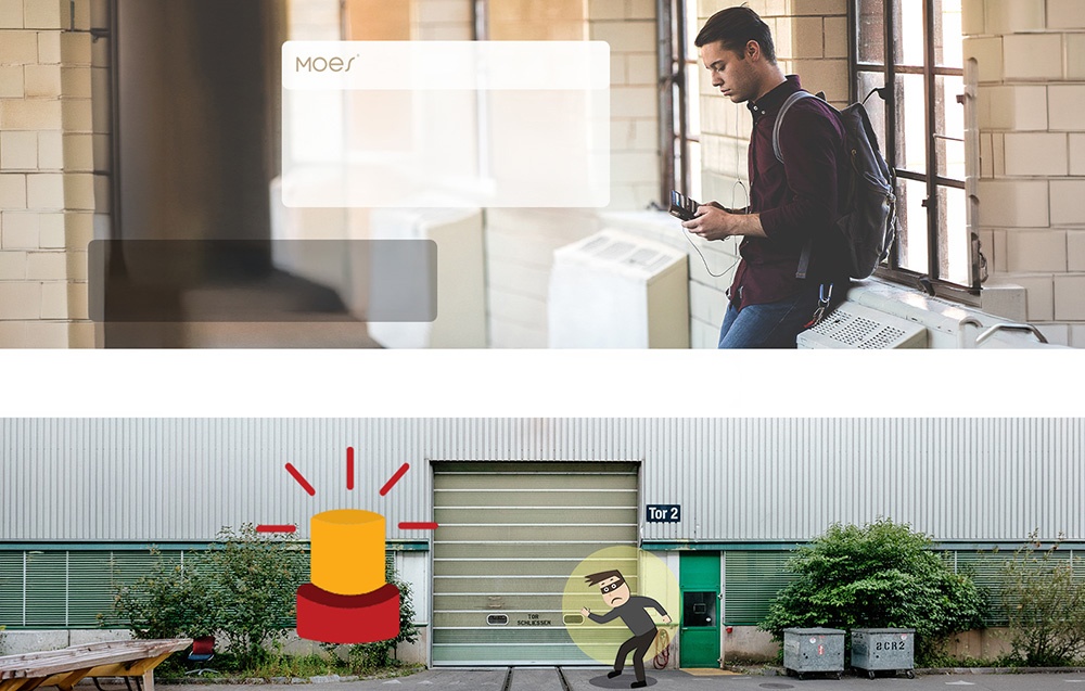MOES WM-102 Wi-Fi Garage Door Controller aprašymas - Prekės nuotrauka