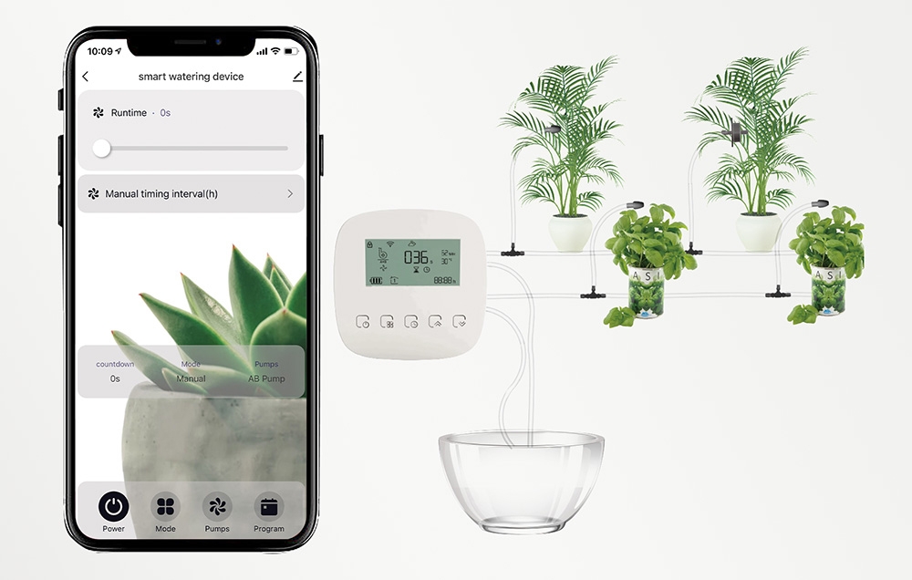 MOES WWP-BY-908 Wi-Fi 2-Channel Irrigation Pump aprašymas - Prekės nuotrauka