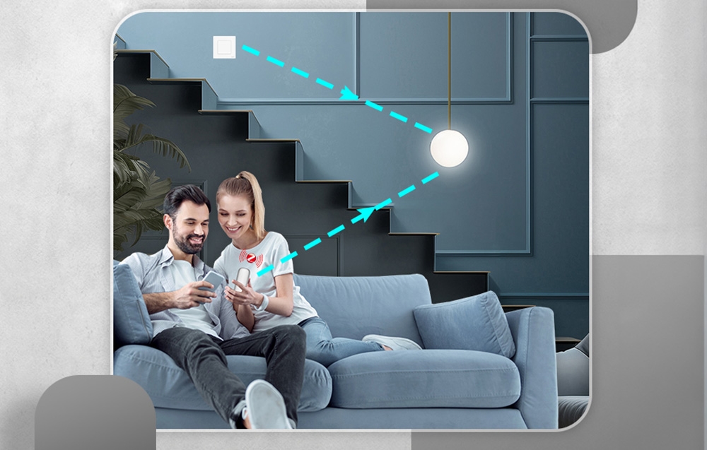 MOES ZR-SR-R01-WH ZigBee Scene Switch, IP55 (Baltas) aprašymas - Prekės nuotrauka