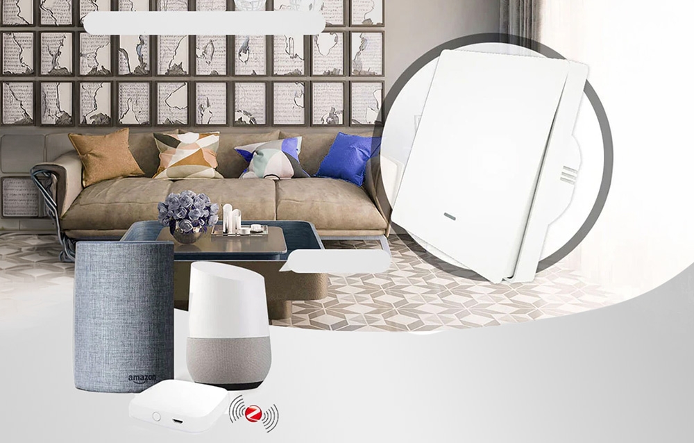 MOES ZS-B-EU1 ZigBee 1-Channel Light Switch aprašymas - Prekės nuotrauka
