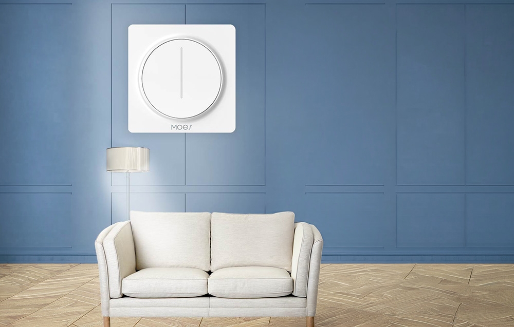 MOES ZS-SY-EUD-WH ZigBee Dimmer (Baltas) aprašymas - Prekės nuotrauka