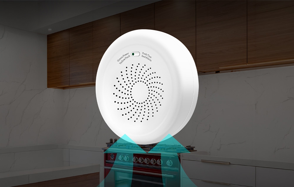 MOES ZSS-QY-GL-U ZigBee Gas Sensor aprašymas - Prekės nuotrauka