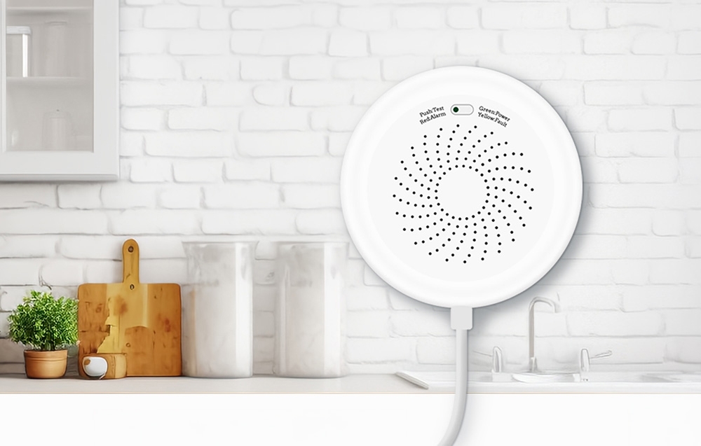 MOES ZSS-QY-GL-U ZigBee Gas Sensor aprašymas - Prekės nuotrauka