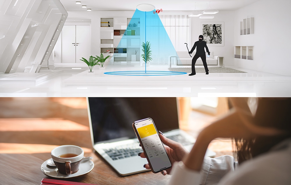 MOES ZSS-QY-HP ZigBee mmWave Presence Sensor aprašymas - Prekės nuotrauka