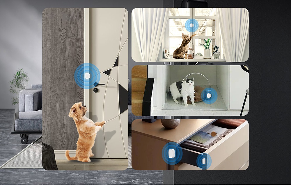 MOES ZSS-S01-GWM-C ZigBee Door Open Sensor aprašymas - Prekės nuotrauka