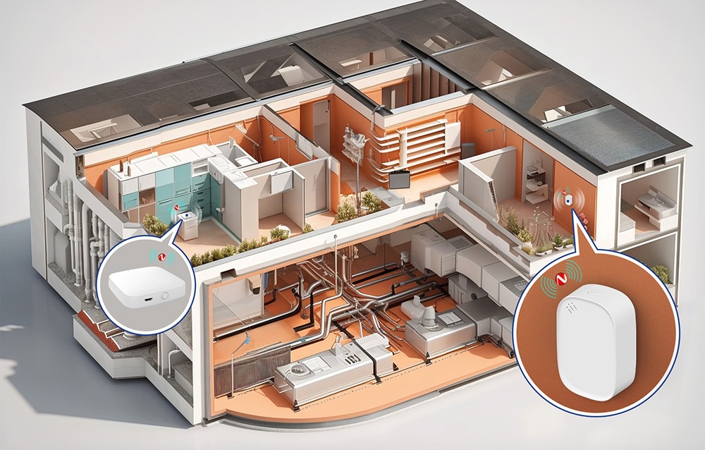 MOES ZSS-S01-TH-C ZigBee Temperature and Humidity Sensor aprašymas - Prekės nuotrauka