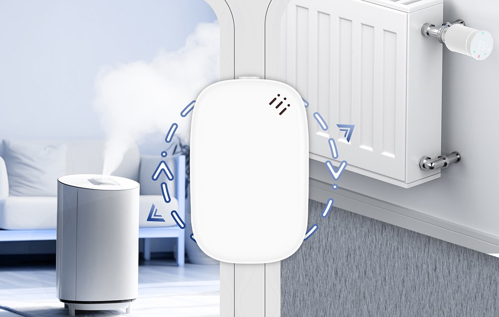 MOES ZSS-S01-TH-C ZigBee Temperature and Humidity Sensor aprašymas - Prekės nuotrauka