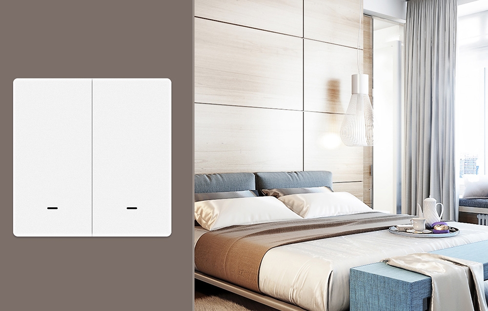 MOES ZT-B-EU2 ZigBee 2-Button Scene Switch aprašymas - Prekės nuotrauka